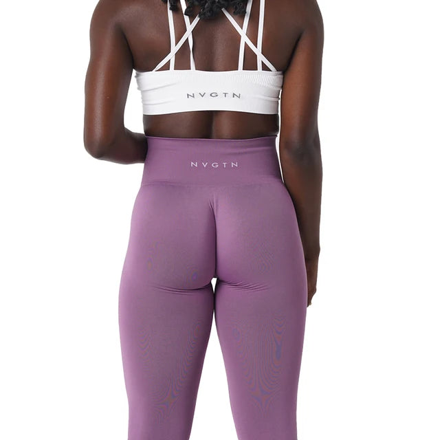 NVGTN Solid Seamless Leggings Women Soft Workout Tights Fitness Outfits Yoga Pants High Waisted Gym Wear Spandex Leggings