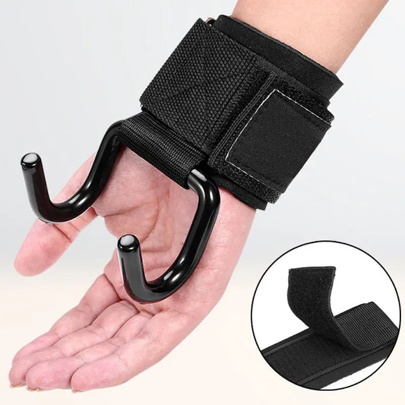 1 PC fitness power hook, pull-up, hard pull training anti-fall helper, no injury palm training equipment