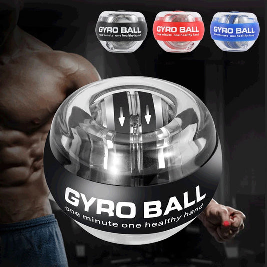 1pc Self-starting Gyro Ball Gyroscopic Power Wrist Ball Forearm Exerciser Arm Hand Muscle Force Trainer Gyroball Home Gym