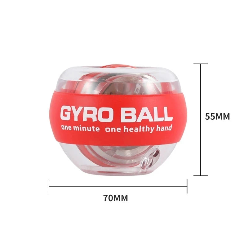 1pc Self-starting Gyro Ball Gyroscopic Power Wrist Ball Forearm Exerciser Arm Hand Muscle Force Trainer Gyroball Home Gym