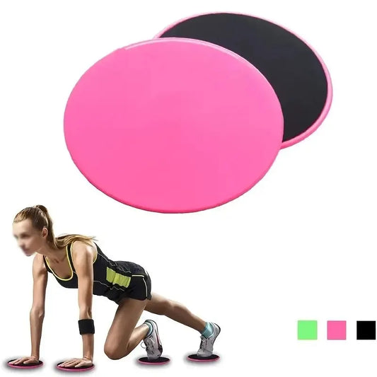 2Pcs Yoga Sliding Sliding Discs, Fitness Foot Sliding Pads, Workout Equipment For Abdominal Core Training, Body Shaping