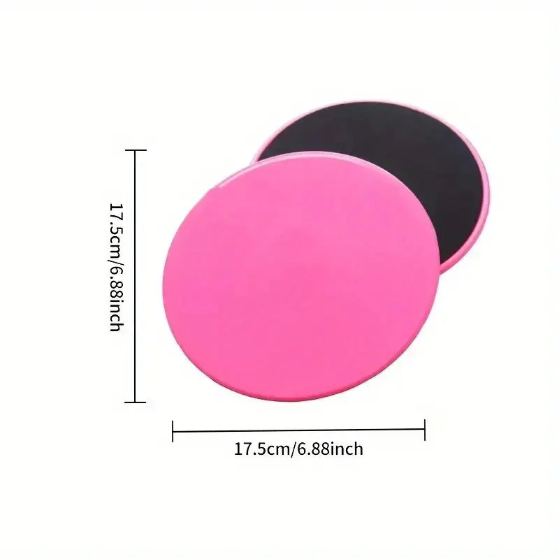 2Pcs Yoga Sliding Sliding Discs, Fitness Foot Sliding Pads, Workout Equipment For Abdominal Core Training, Body Shaping