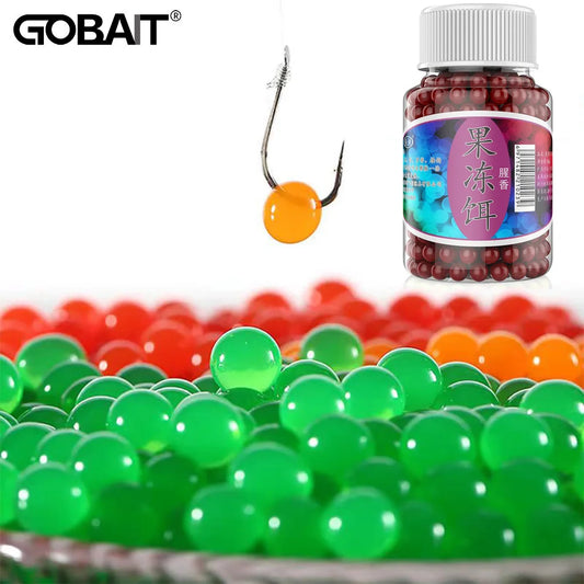 Jelly Lure 300PCS Fish Food Aquatic Feed Carp Pesca Attractant Flavor String Hook Pill Goods Nutrition Egg Fishy Aroma Soft Bait