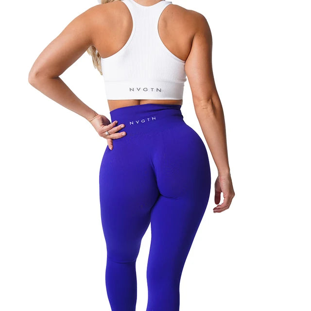 NVGTN Solid Seamless Leggings Women Soft Workout Tights Fitness Outfits Yoga Pants High Waisted Gym Wear Spandex Leggings