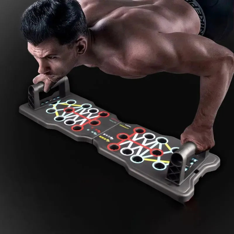 Push-ups for Men and Women Home Multifunctional Fitness Abdominal Workout Folding Training Stand Plate