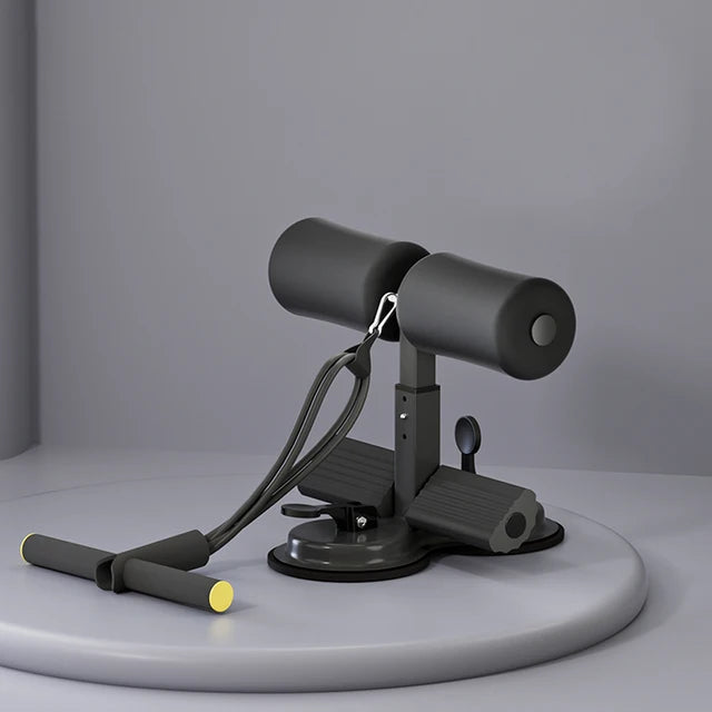 Sit Up Assistant Exercised Abdomen Arms Stomach Thighs LegsThin Fitness Suction Cup Type Sit Up Bar Self-Suction abs machine