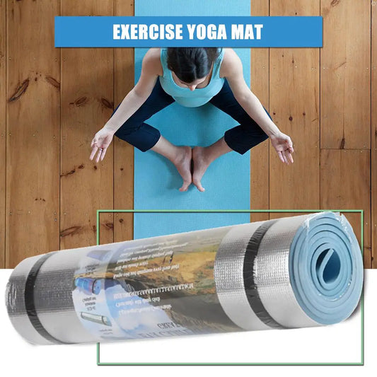 Yoga Mat Anti-skid Sports Fitness Exercise Mat 6MM Thick EVA Comfort Foam Yoga Mattress for Home Pilates Workout Gymnastics Mats